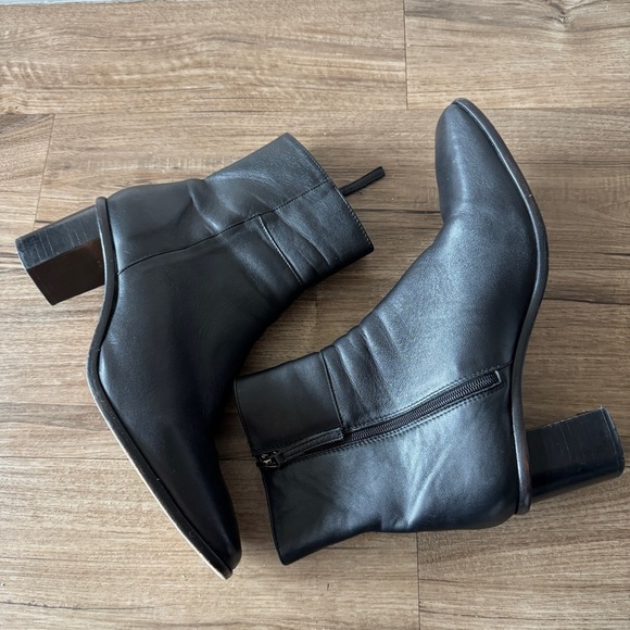 Women’s Portland Leather Goods Vero Patina Ankle Boot Size 11 black - Picture 1 of 11